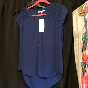 NWT Blue blouse l Daniel Rainn brand l Size L
